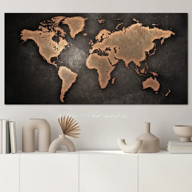 Star Map Poster - 1 قطعة ملصق قماشي بدون إطار،