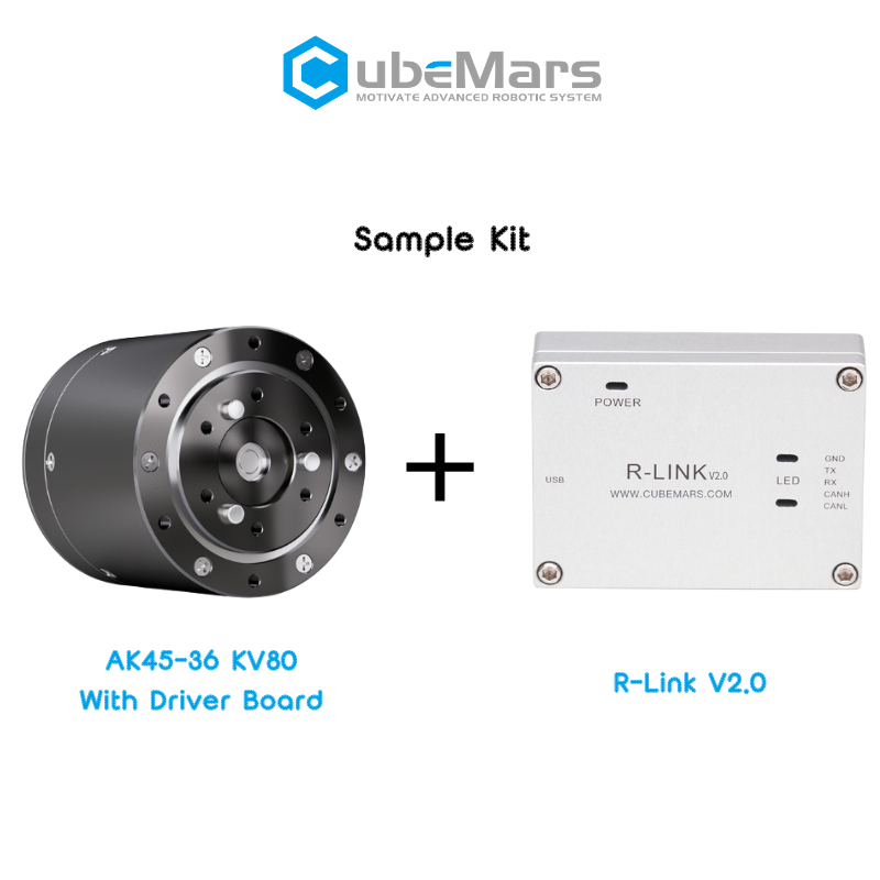 Robot Arm Motor - محرك روبوتي CubeMars AK45-36 R-Link V2.0