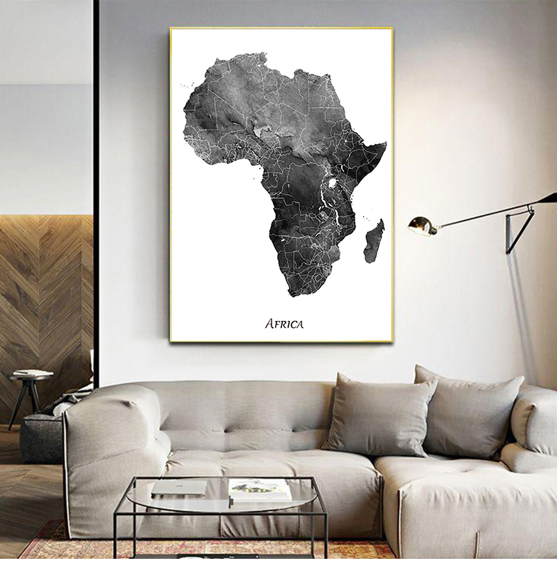 خريطة أفريقيا الملصقات والمطبو - مراجعة Star Map Poster وسعره