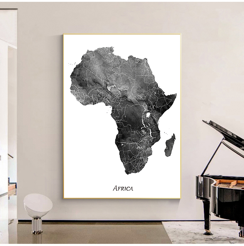 خريطة أفريقيا الملصقات والمطبو - مراجعة Star Map Poster وسعره