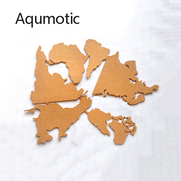 Aqumotic الفلين خريطة العالم ا - مراجعة Star Map Poster وسعره