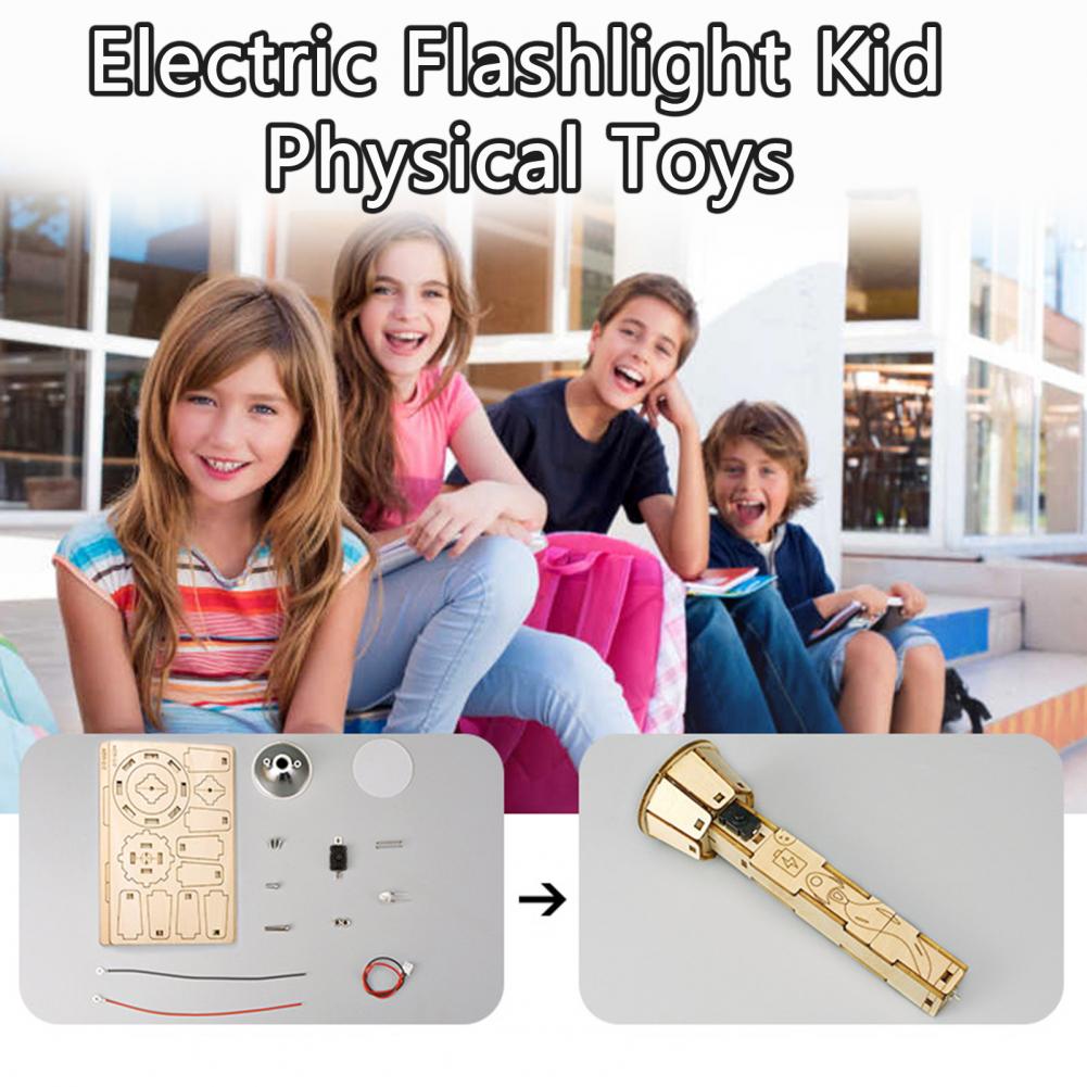 طقم ألغاز مصباح يدوي خشبي للتر - مراجعة Science Project Diy وسعره