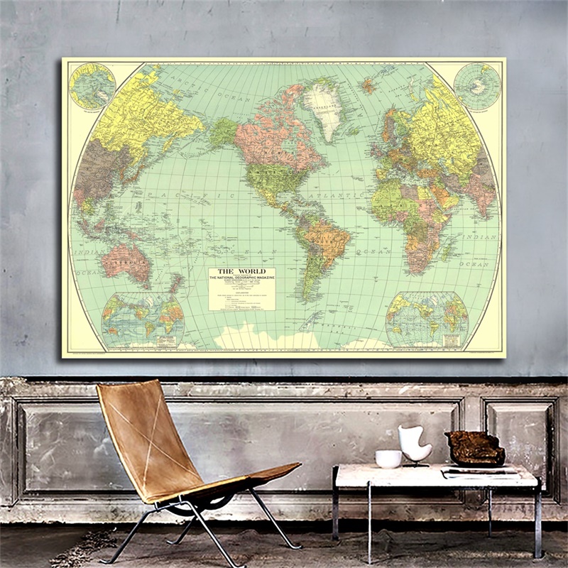 خريطة العالم من ناشيونال جيوغر - مراجعة Star Map Poster وسعره