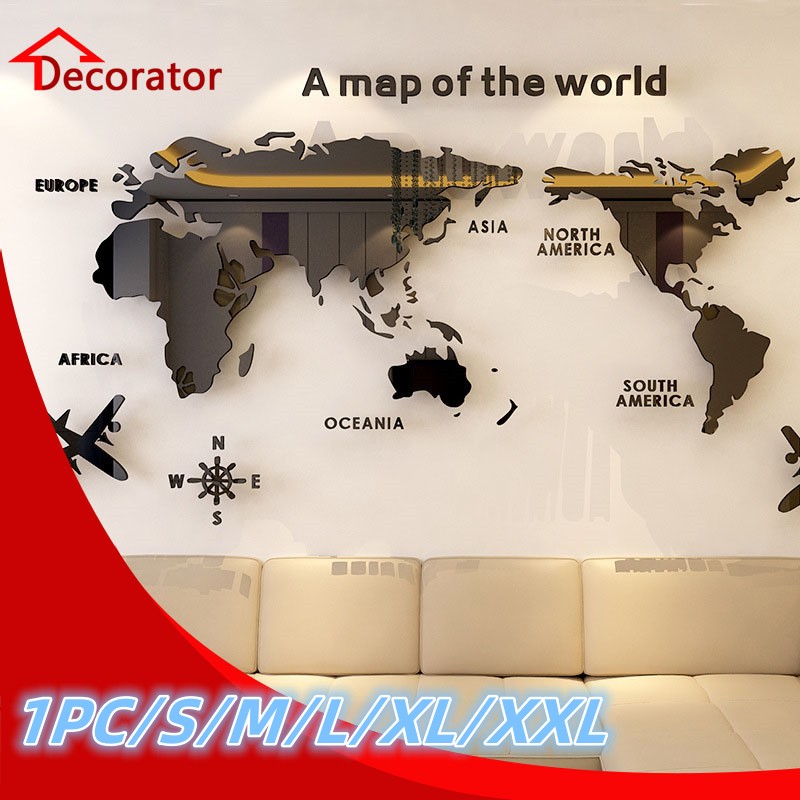 ديكور حائط لخريطة العالم أكريل - مراجعة Star Map Poster وسعره