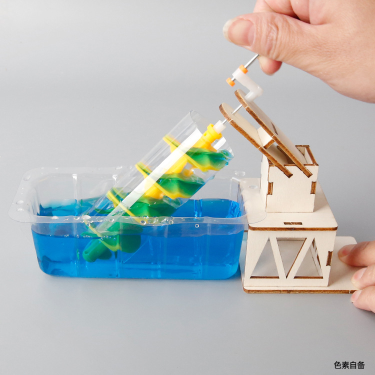 عجلة أرخميدس المائية للتجارب ا - مراجعة Science Project Diy وسعره